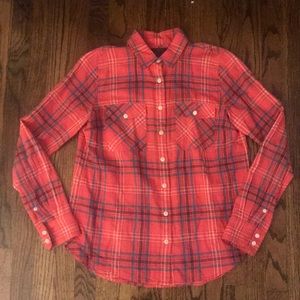 J Crew plaid cotton shirt